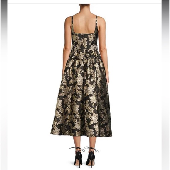 NWT Antonio Melani Morgan
Sleeveless Square Neck Jacquard
A-Line Midi Dress - Picture 5 of 14